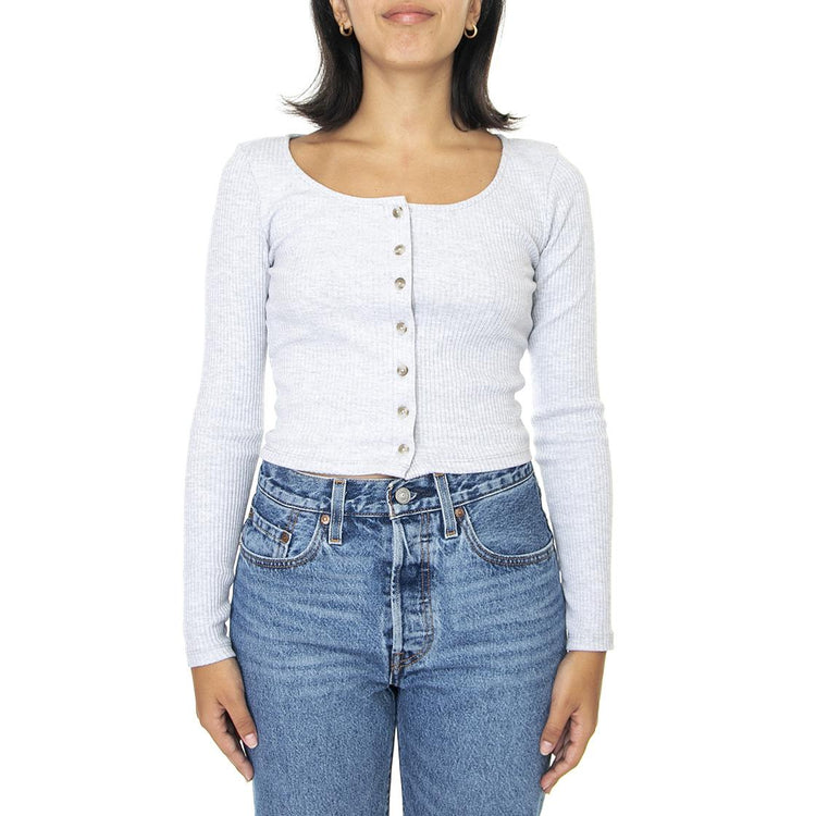 Rach Top Orbit Heather Gray - Top Donna Grigio A3391-0001  LEVIS 