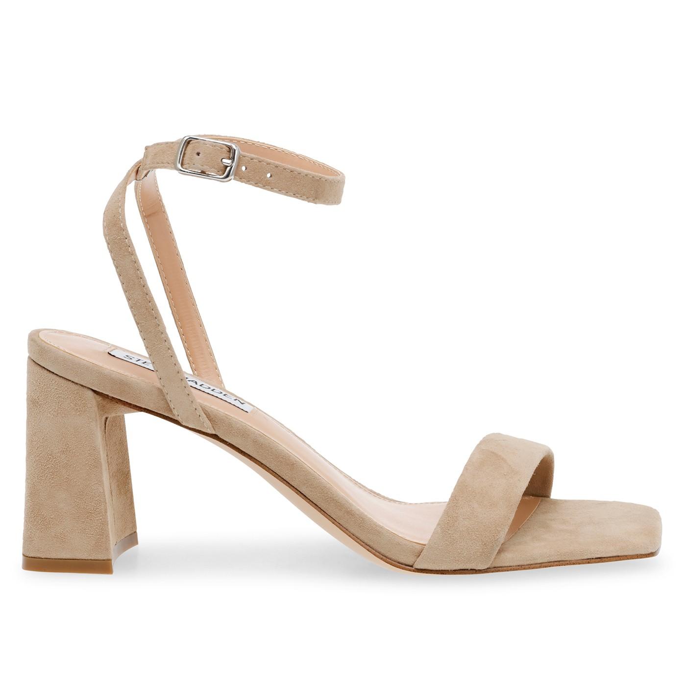 Luxe Tan Kid Suede - Sandali Donna Beige SMSLUXE-TAN  STEVE MADDEN 