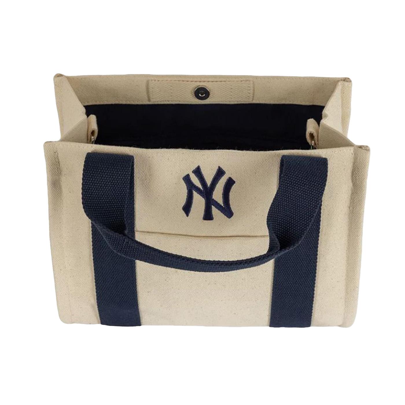 MINI MLB TOTE BAG NEW YORK YANKEES BEIGE - Borsa Tote Bag Beige<BR/><BR/><BR/> 60856099 IVONVY NEW ERA 