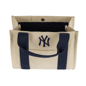 MINI MLB TOTE BAG NEW YORK YANKEES BEIGE - Borsa Tote Bag Beige<BR/><BR/><BR/> 60856099 IVONVY NEW ERA 