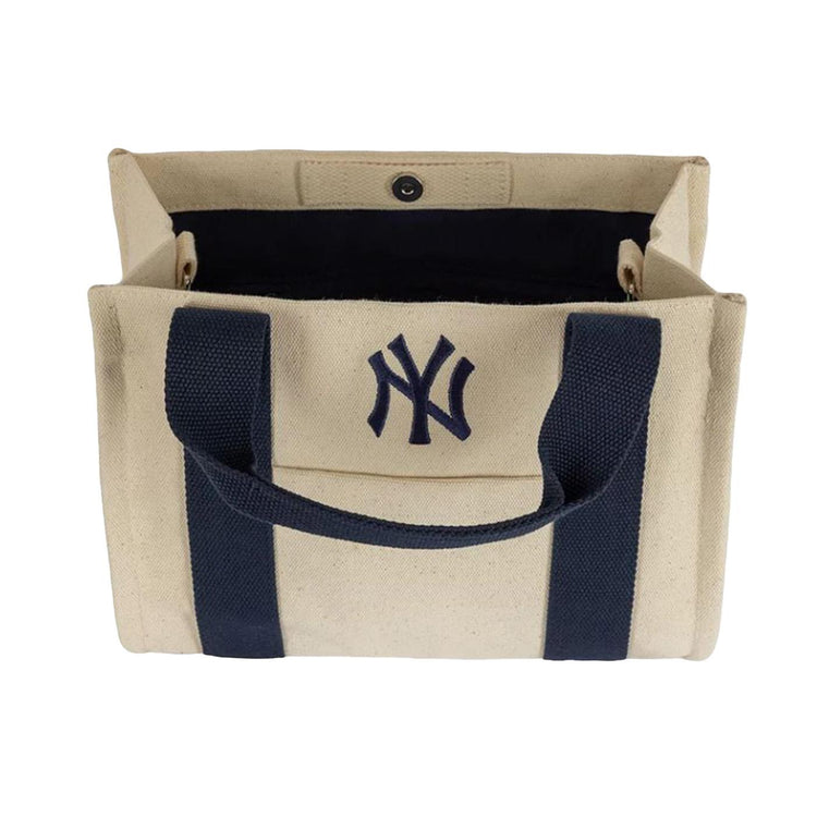 MINI MLB TOTE BAG NEW YORK YANKEES BEIGE - Borsa Tote Bag Beige<BR/><BR/><BR/> 60856099 IVONVY NEW ERA 