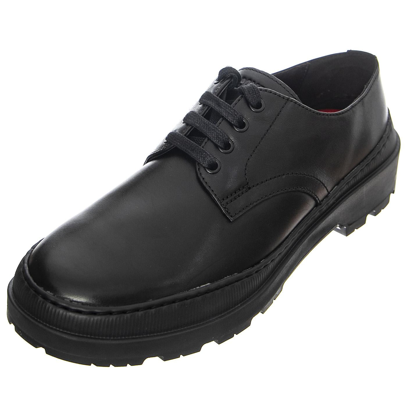 Brutus Trek Hombre Black - Scarpe Stringate Profilo Basso Uomo Nere K100838-001  CAMPER 