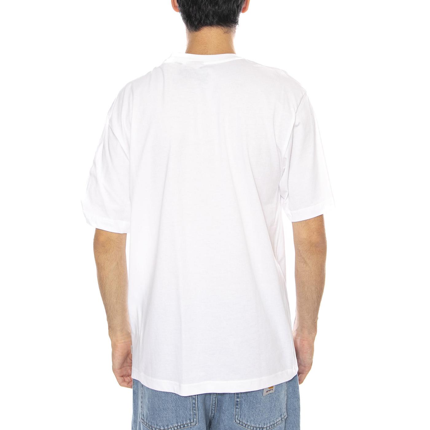Banksy SS Relax Tee Bright White - Maglietta Girocollo Uomo Bianca con stampa Banksy 22035158-4825923 . ONLY & SONS 