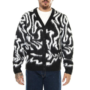 M' Pally Cardigan Black / Multi - Cardigan Uomo Nero / Multicolore 151010034-BKM  OBEY 