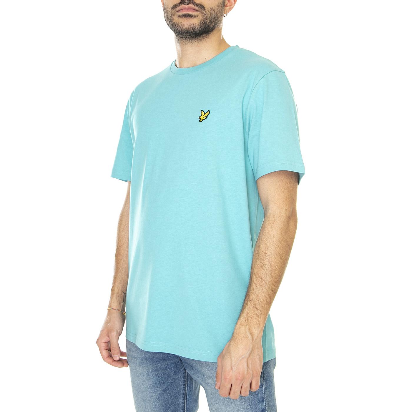 Plain T-Shirt Brooke Blue - Maglietta Girocollo Uomo Blu TS400VOG-W896  LYLE & SCOTT 