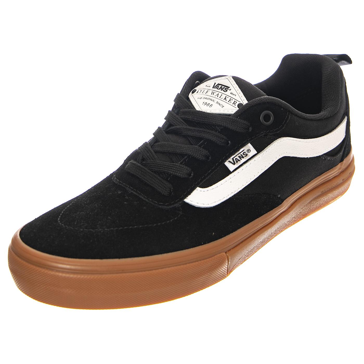 MN Kyle Walker Black / Gum - Scarpe Stringate Profilo Basso Uomo Nere VN0A5JIEB9M1  VANS 