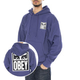 Obey Eyes Icon 2 Fleece -- Felpa Uomo Skipper Blu  Uomo OBEY