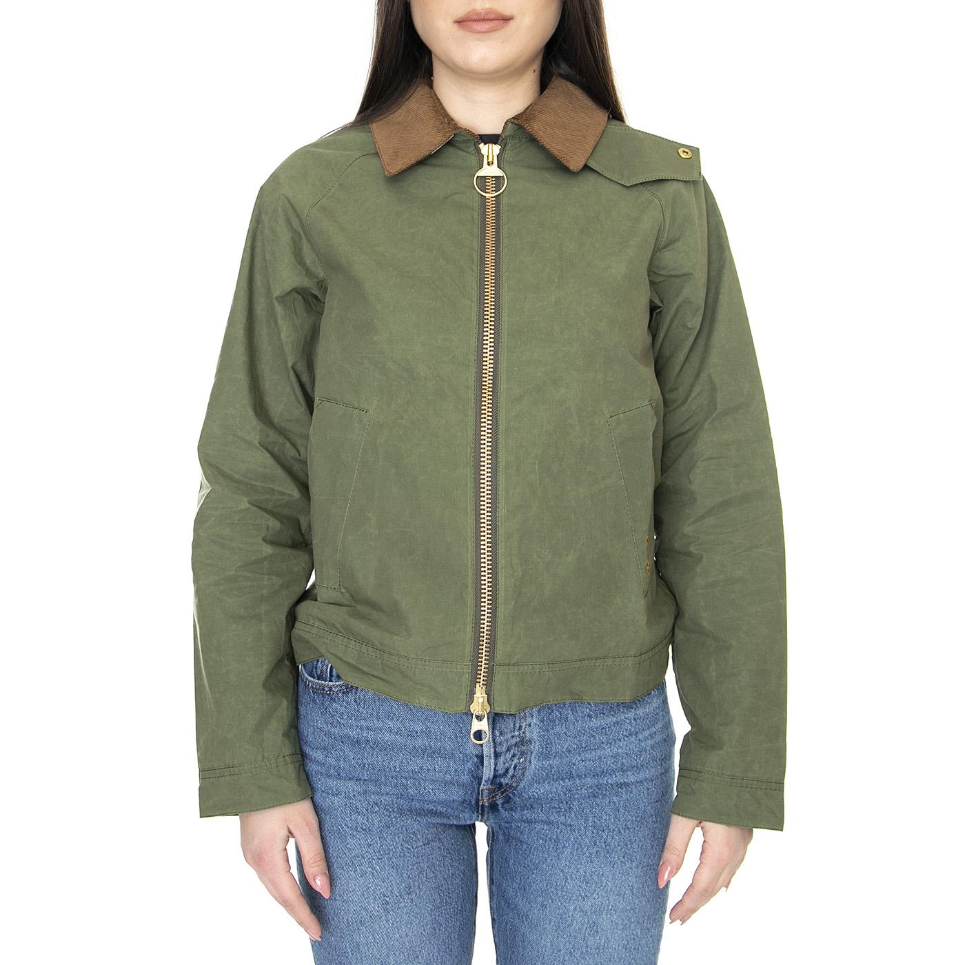 Campbell Showerproof Army Ancient - Giacca Donna Verde LSP0038-GN32-SS23  BARBOUR 