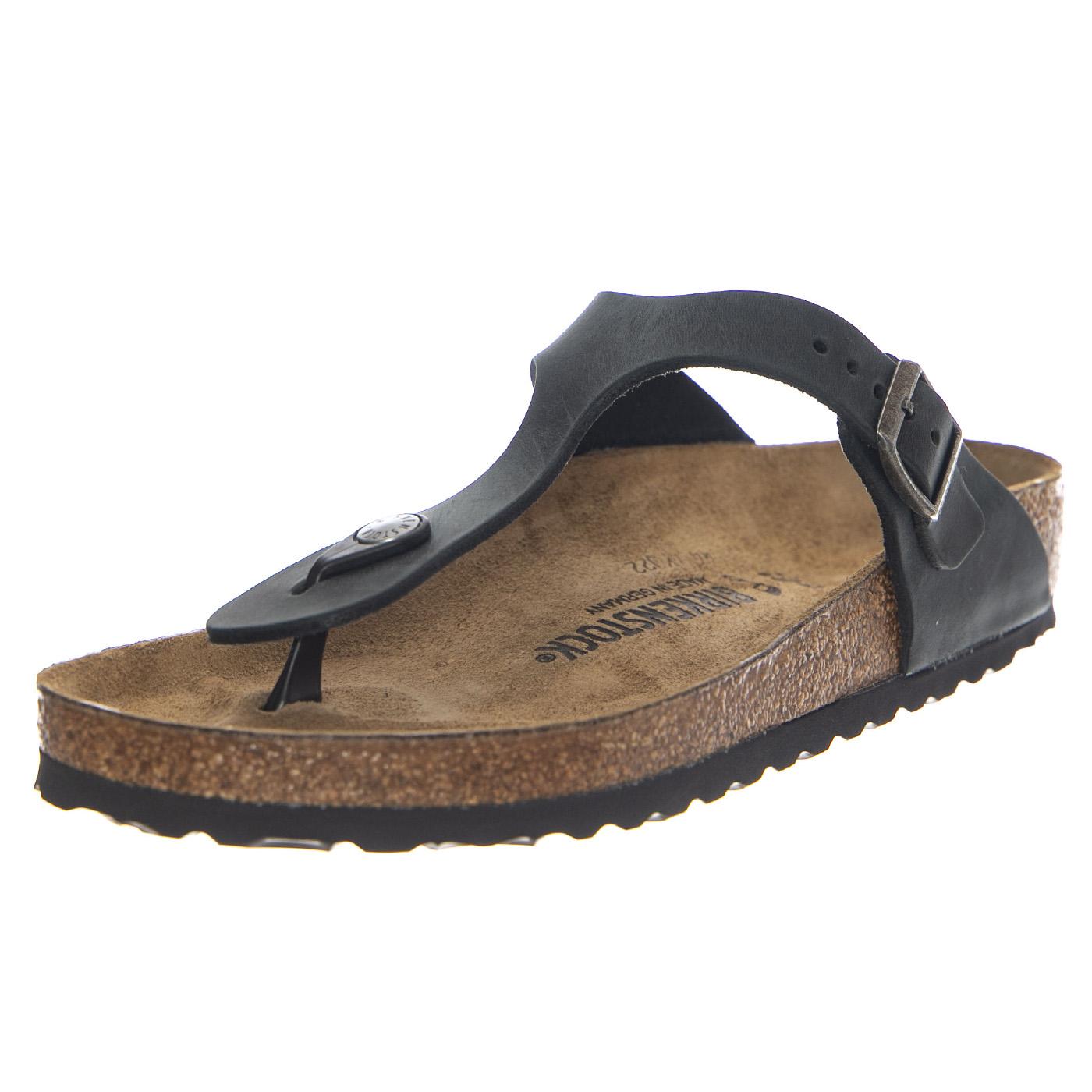 Gizeh Bs Black - Sandali Donna Neri - Calzata Normale 0845251  BIRKENSTOCK 