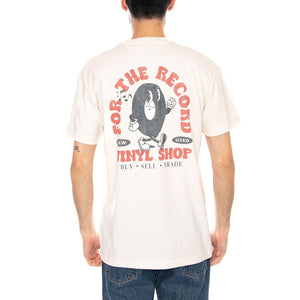 LEE VINYL TEE NATURAL - Maglietta Girocollo Uomo Bianca 112376488 WHT LEE 