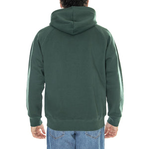 Hooded Chase Sweat Discovery Green / Gold - Felpa con Cappuccio Uomo Verde I026384.1NVXX  CARHARTT WIP 