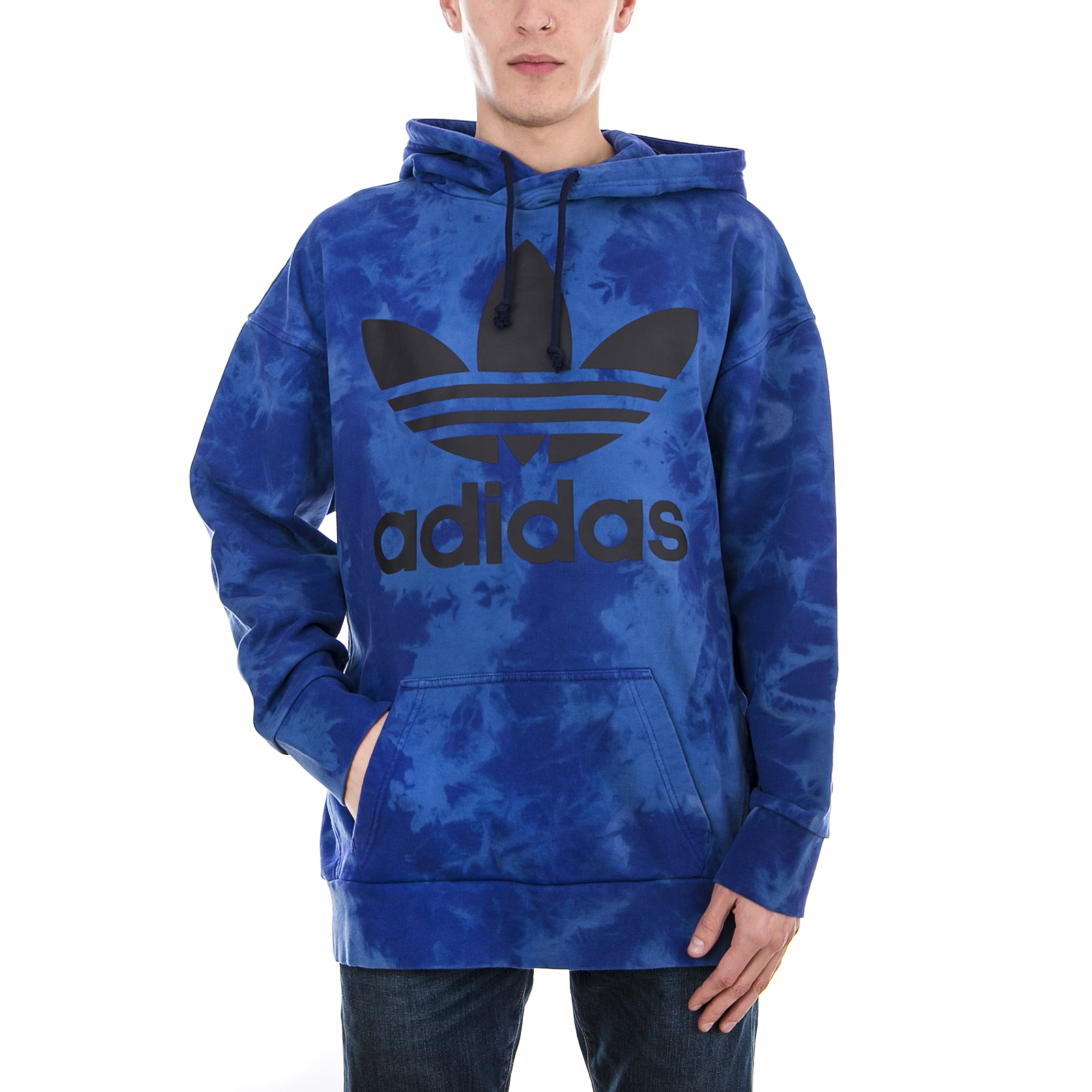 Adidas Sweatshirts Tie-Dye Hoodie Legink Blue | eBay