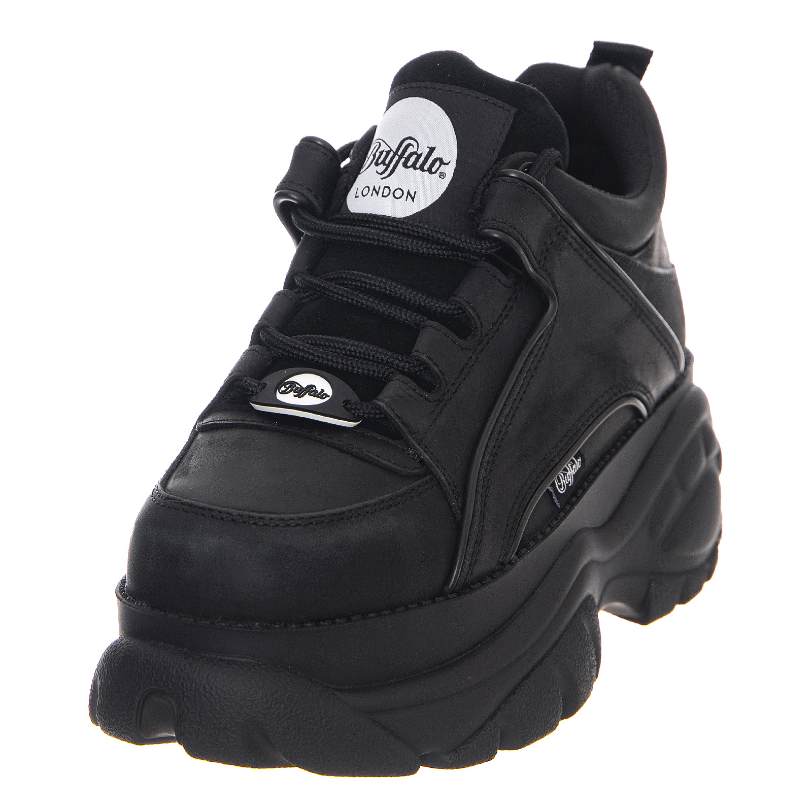 Buffalo buffalo plateau sneakers - black - scarpe basse donna nere nero |  eBay