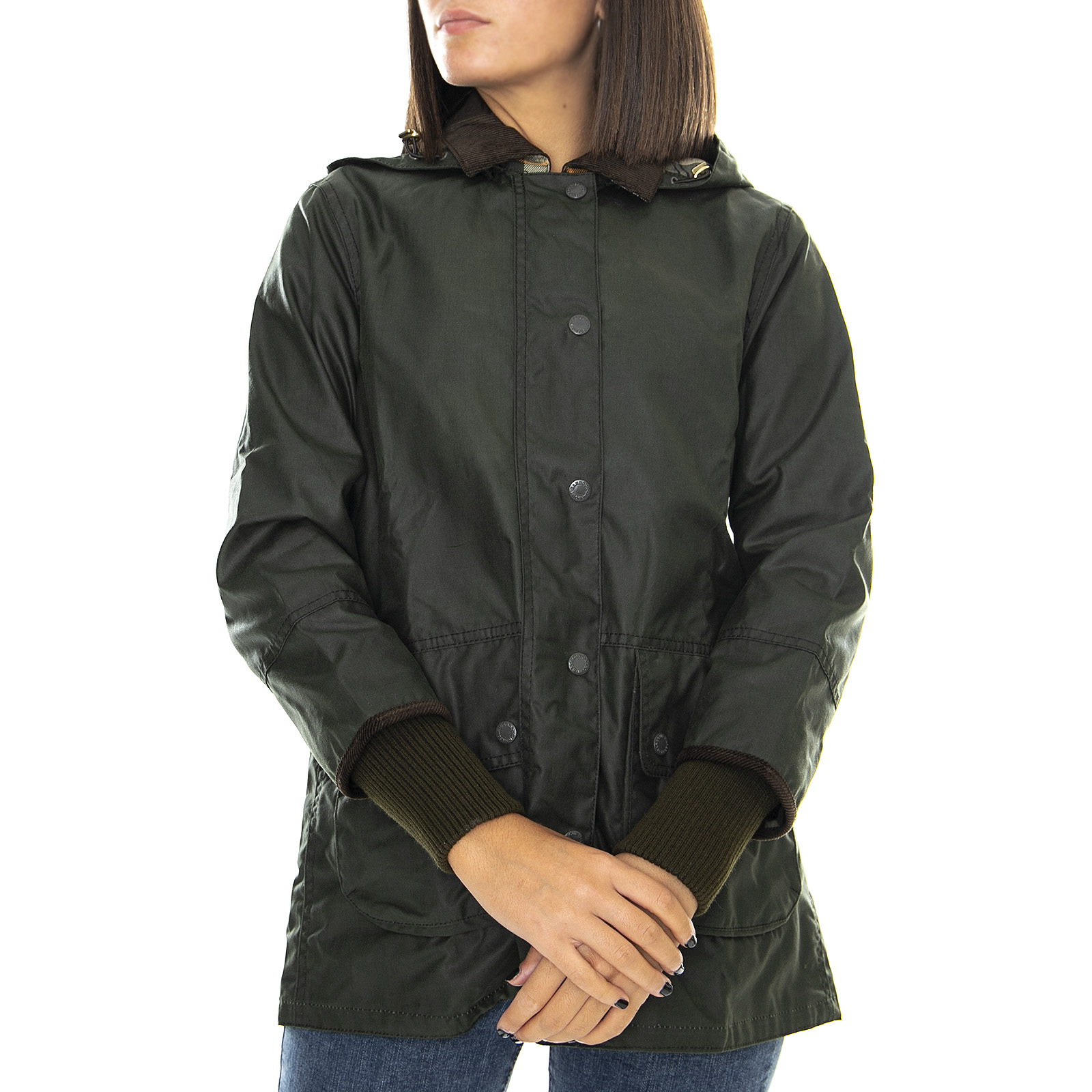 barbour green jacket womens