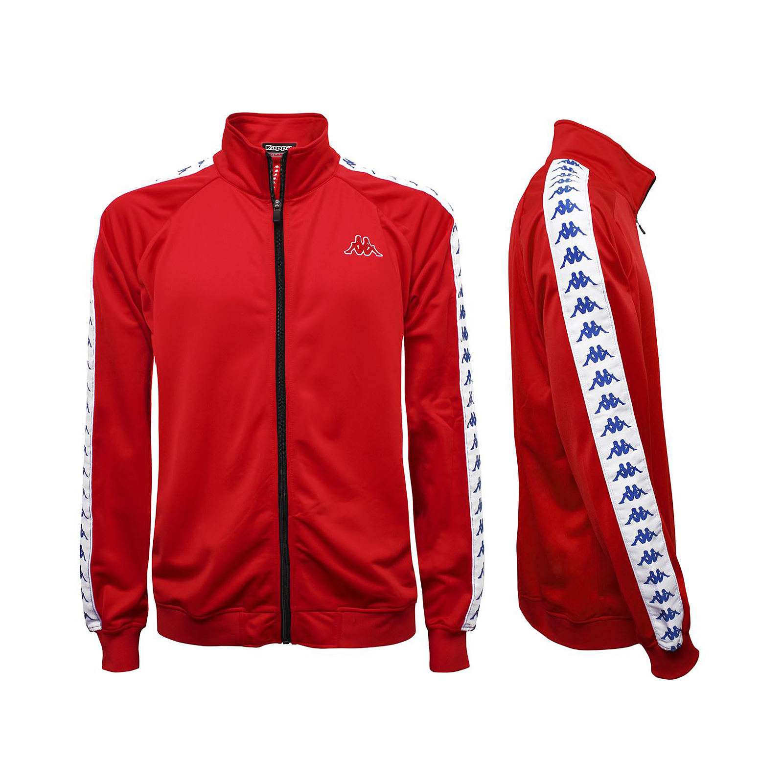 red white and blue kappa jacket